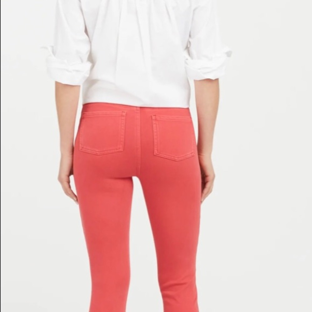 New with tags SPANX JEAN-ISH ANKLE LEGGINGS with Built in Slimming panel. SZ LG - Picture 4 of 14